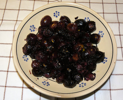 Fried olives